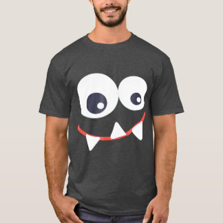 Funny Monster Halloween  Monster Face T-Shirt
