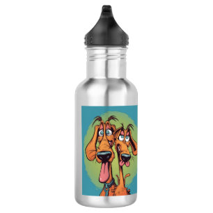 Funny Monster Hund: Hound Hund Hydra Edelstahlflasche