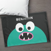 Funny Monster - Individuelle Name Niedlich Kissenbezug