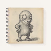 Funny Monster Notizblock (Vorderseite)