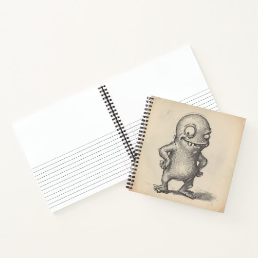 Funny Monster Notizblock (Innenseite)