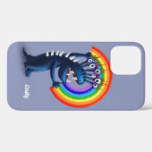 Funny Monster Pride Rainbow Name Case-Mate iPhone Hülle (Rückseite (Horizontal))