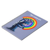 Funny Monster Pride Rainbow Notizblock (Linke Seite)