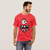 Funny Monster T-shirt Red (Vorne ganz)