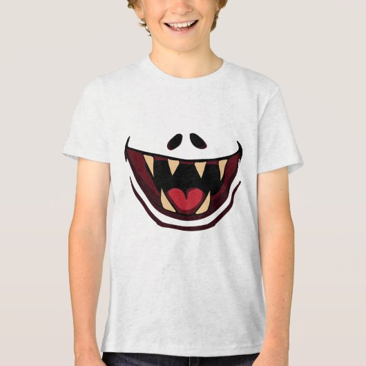 Funny Monster Tri-Blend Shirt (Vorderseite)