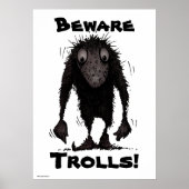 Funny Monster Troll Poster (Vorne)
