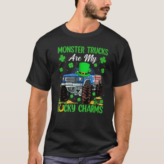 Funny Monster Truck sind meine glücklichen Charme  T-Shirt (Vorderseite)