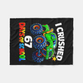 Funny Monster Truck Six Seven Meme Boys Kids Schoo Fleecedecke (Vorderseite (Horizontal))