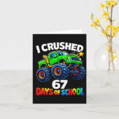 Funny Monster Truck Six Seven Meme Boys Kids Schoo Karte (Gelbe Blume)