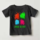 Funny monsters baby t-shirt (Vorderseite)