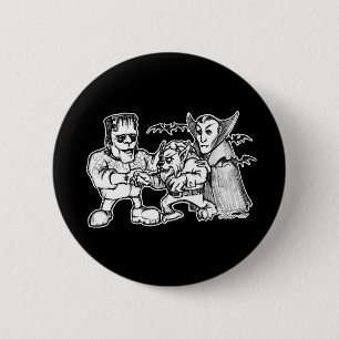 Funny Monsters Button