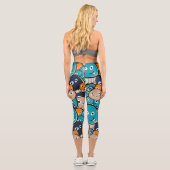 Funny Monsters Capri Leggings (Rückseite)