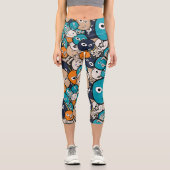 Funny Monsters Capri Leggings (Vorderseite)