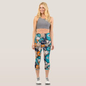 Funny Monsters Capri Leggings (Vorderseite)