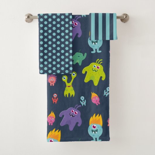Funny Monsters Handtuch Set (Insitu)