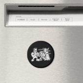 Funny Monsters Magnet (In Situ (Geschirrspüler))