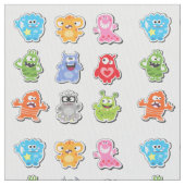 Funny Monsters Monster Fabric Stoff (Nahaufnahme)