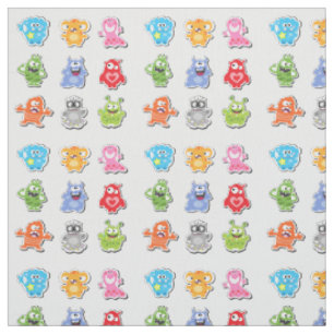 Funny Monsters Monster Fabric Stoff