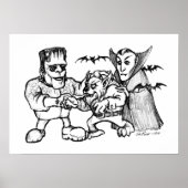 Funny Monsters Poster (Vorne)