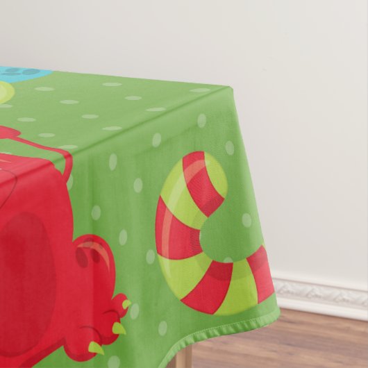 Funny Monsters Weihnachts-Tableclout Tischdecke (Beispiel)