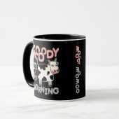Funny Moo Kuh Geschenke Ich bin morgens launisch Tasse (Vorderseite Links)