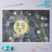 Funny Moon Stars Sky Decoupage Tissue Paper Seidenpapier (Basteln)