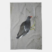 Funny Moorhen Nehmen Sie ein Bow Kitetücher Handtuch (Vertikal)