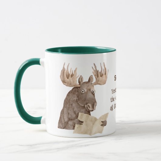 Funny Moose Beschwerdepause Tasse (Links)