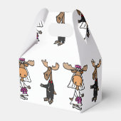 Funny Moose Brie and Groom Geschenkschachtel (Rückseite)