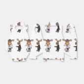 Funny Moose Brie and Groom Geschenkschachtel (Ungefaltet)