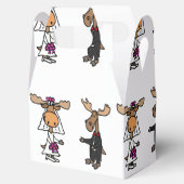 Funny Moose Brie and Groom Geschenkschachtel (Geöffnet)