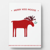Funny Moose Holiday Fotoplatte (Vorderseite)