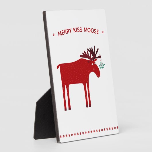 Funny Moose Holiday Fotoplatte (Seite)