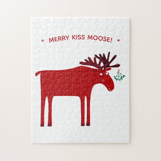 Funny Moose Holiday Puzzle (Vertikal)
