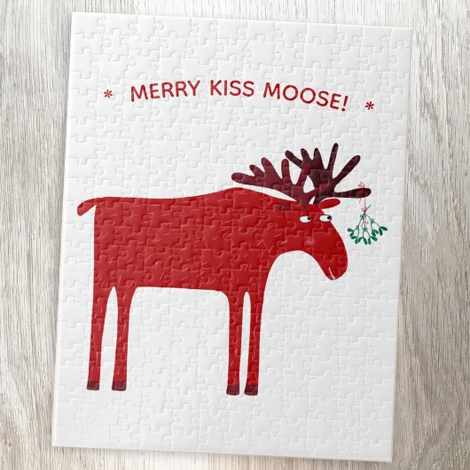 Funny Moose Holiday Puzzle