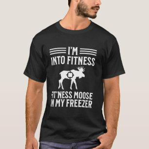 Funny Moose Junting Hunter Long Sleeve T Shirt