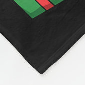 Funny Moose Santa Hat Animals Lovers Ugly Christma Fleecedecke (Ecke)