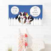 Funny Moosicians Personalisieren Party Banner (Insitu)