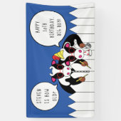 Funny Moosicians Personalisieren Party Banner (Vertikal)