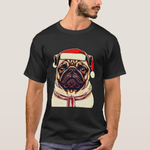 Funny Mops Dog Liebhaber Xmas Weihnachten 2022 T-Shirt