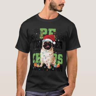 Funny Mops Dog Reindeer Weihnachten Weihnachten Ge T-Shirt