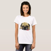 Funny Mops Dog T - Shirt (Vorne ganz)