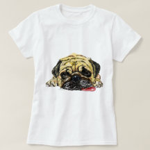 Funny Mops Dog T - Shirt
