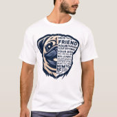 Funny Mops Dog T-Shirt (Vorderseite)