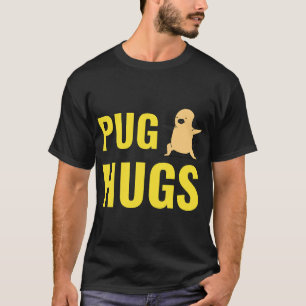 Funny Mops Hugs Classic T - Shirt 1022