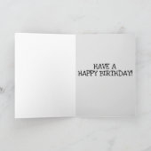 FUNNY MOPS HUND BIRTHDAY GREETING CARDS KARTE (Innenseite)