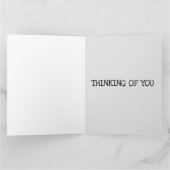 FUNNY MOPS HUND DENKEN SIE GREETING CARDS KARTE (Innenseite)