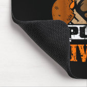 Funny Mops Hund Happy Pugsgiving Erntedank Mousepad (Ecke)