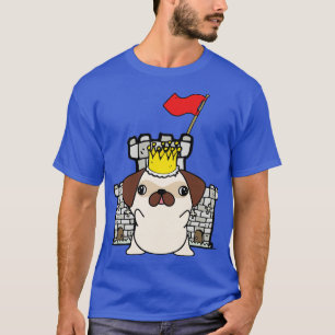 Funny Mops ist der König des Schlosses T-Shirt
