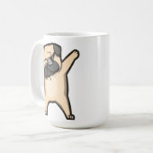Funny Mops Kaffeetasse (Vorderseite Links)